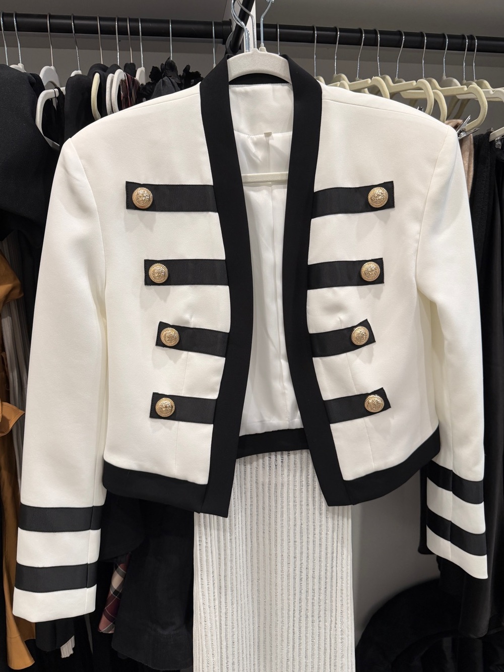 Military blazer jacket